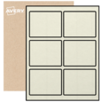 Étiquettes rectangulaires