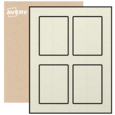 Étiquettes rectangulaires