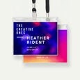 Professional Printed Hanging Name Tags