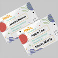 Professional Printed Adhesive Name Badges