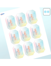 Professional Printed Emerald Labels