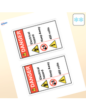 Professional Printed Rectangle Labels