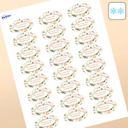 Professional Printed Oval Labels