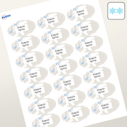 Professional Printed Scalloped Labels