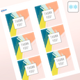 Professional Printed Square Labels