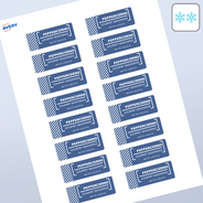 Professional Printed Rectangle Labels