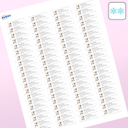Professional Printed Rectangle Labels