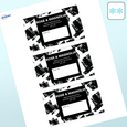 Professional Printed Rectangle Labels