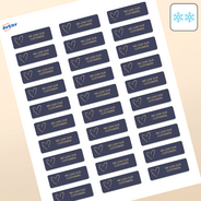 Professional Printed Rectangle Labels