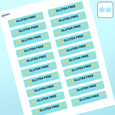 Professional Printed Rectangle Labels