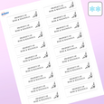 Professional Printed Rectangle Labels