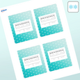 Professional Printed Rectangle Labels