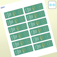 Professional Printed Rectangle Labels