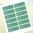 Professional Printed Rectangle Labels