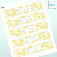 Professional Printed Rectangle Labels
