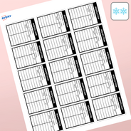 Professional Printed Rectangle Labels