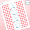 Professional Printed Rectangle Labels