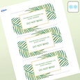 Professional Printed Rectangle Labels