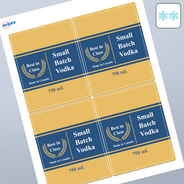 Professional Printed Rectangle Labels
