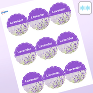 Professional Printed Scalloped Labels