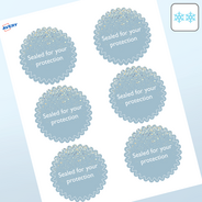 Professional Printed Starburst Labels