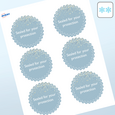 Professional Printed Starburst Labels