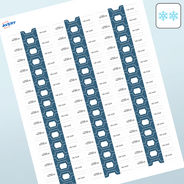 Professional Printed Barbell Labels