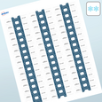 Professional Printed Barbell Labels