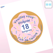 Étiquettes rondes