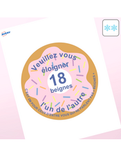 Étiquettes rondes