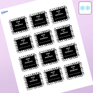 Étiquettes rectangulaires
