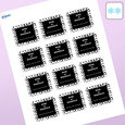 Étiquettes rectangulaires