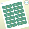 Étiquettes rectangulaires