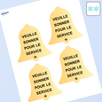 Étiquettes cloches
