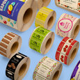 Professional Printed Roll Labels, Rectangle