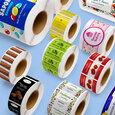 Professional Printed Roll Labels, Rectangle