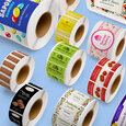 Professional Printed Roll Labels, Rectangle