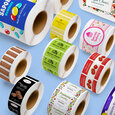 Professional Printed Roll Labels, Rectangle