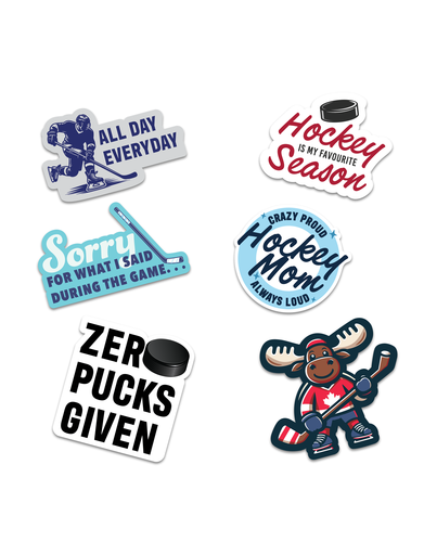 Hockey Sticker Multipack