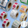 Professional Printed Roll Labels, Square