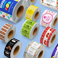 Professional Printed Roll Labels, Rectangle