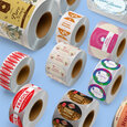 Professional Printed Roll Labels, Oval