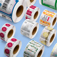 Professional Printed Roll Labels, Square