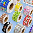 Professional Printed Roll Labels, Rectangle