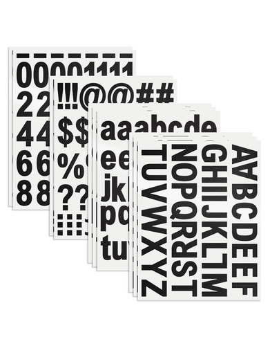 Pre-Cut Vinyl Letters, Numbers and Symbols