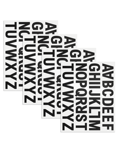 Pre-Cut Vinyl Uppercase Letters
