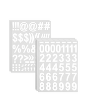 Pre-Cut Vinyl Numbers and Symbols