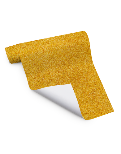 Gold Transparent Glitter Vinyl