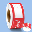 Professional Printed Roll Labels, Rectangle