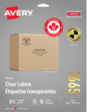  Rectangle Clear Labels